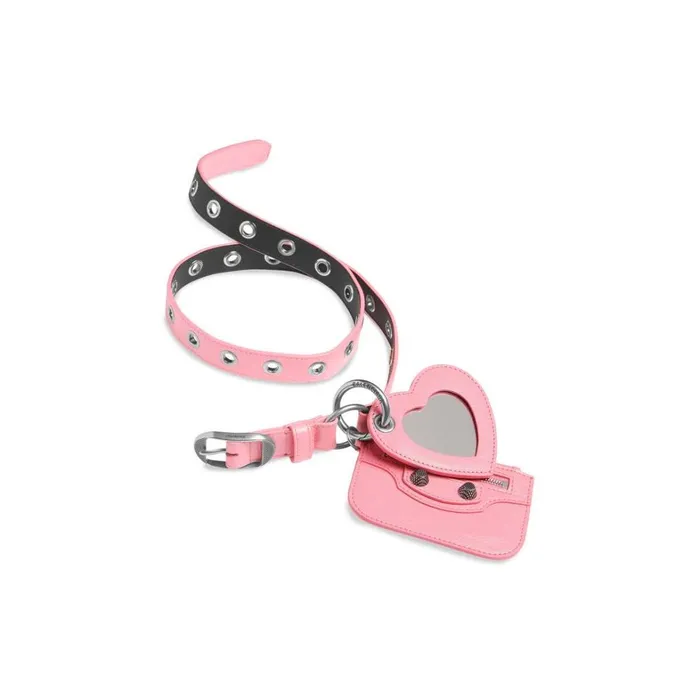 Women Belts Balenciaga Le Cagole Charms Belt In Pink