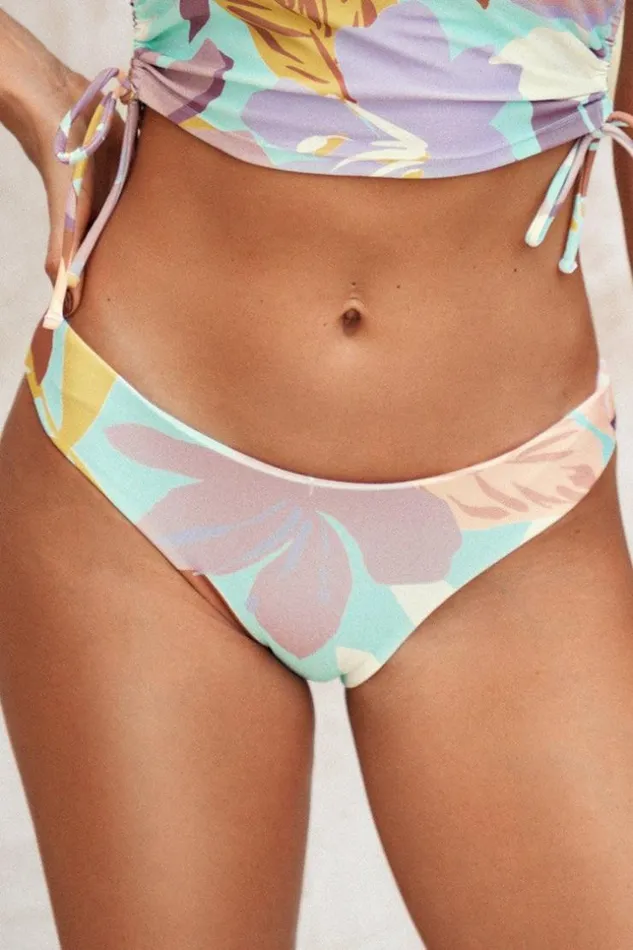 Women Bikini Bottoms Cupshe Tanya Floral Reversible Bikini Bottom Multicolor