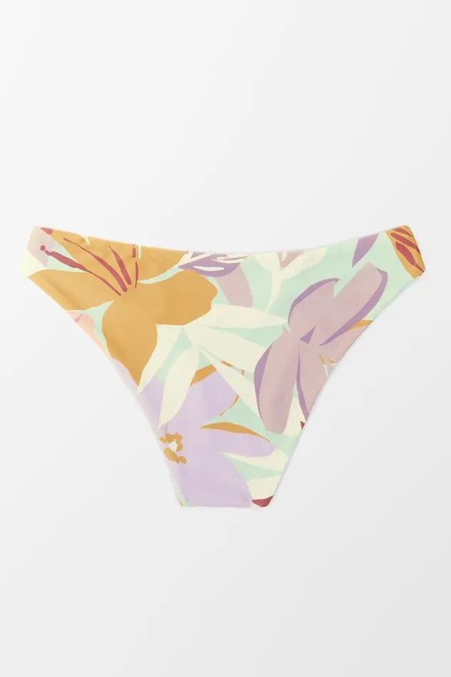 Women Bikini Bottoms Cupshe Tanya Floral Reversible Bikini Bottom Multicolor
