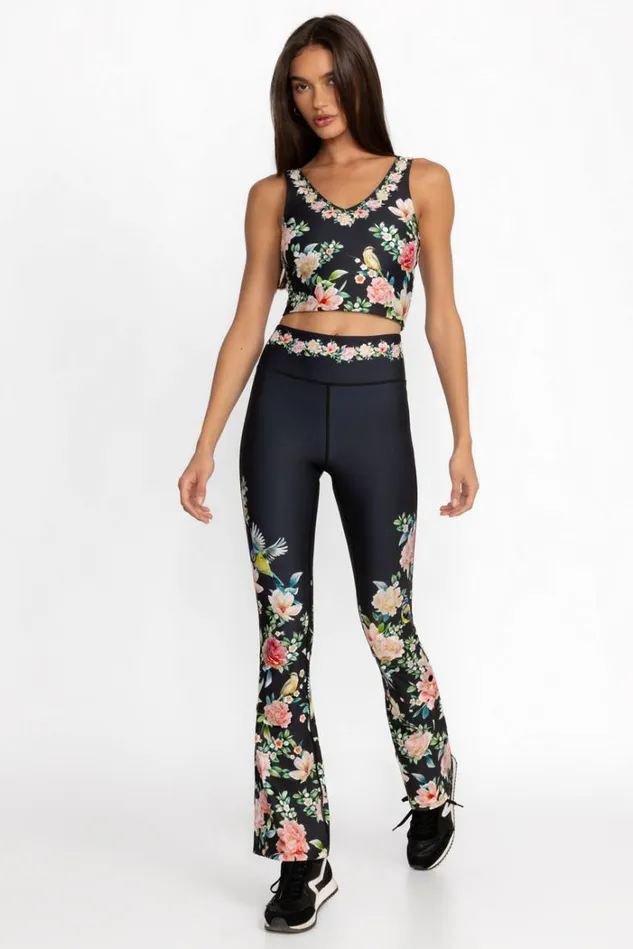 Women BIRDIE BEE ACTIVE SIDE SNAP BABY BELL PANT Birdie Johnny Was Active