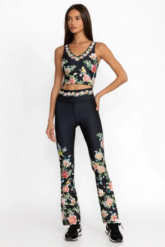 Women BIRDIE BEE ACTIVE SIDE SNAP BABY BELL PANT Birdie Johnny Was Active
