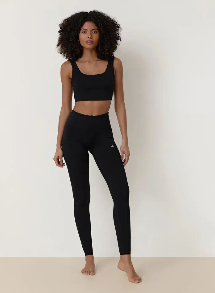 Women Black Fourth Crop Top Elessia 4th and Reckless Athleisure