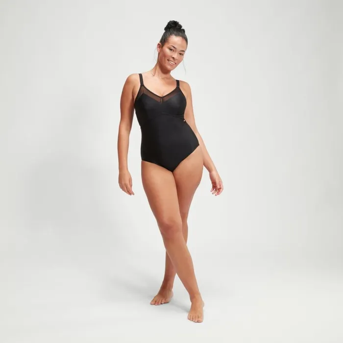 Women BodyShaping Speedo Women039s Shaping LuniaGlow Swimsuit Black