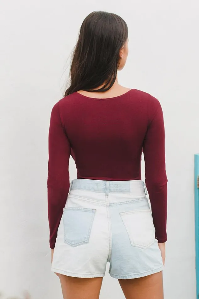 Women Bodysuits Cupshe Catalina Red Sweetheart Neck Bodysuit Red