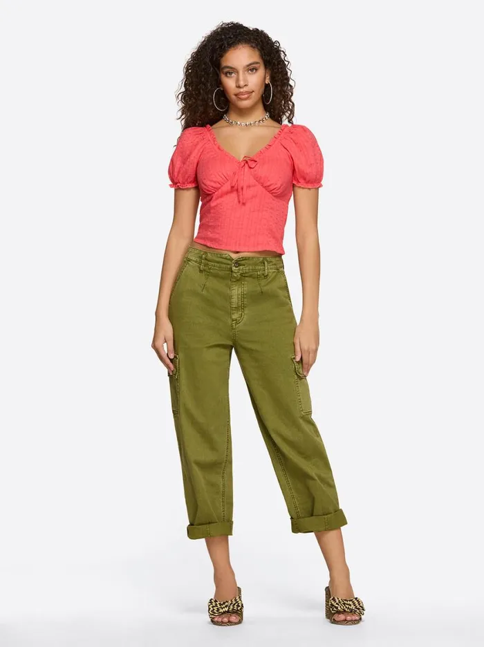 Women Bottoms Jessica Simpson Allie Utility Bottom In Mayfly