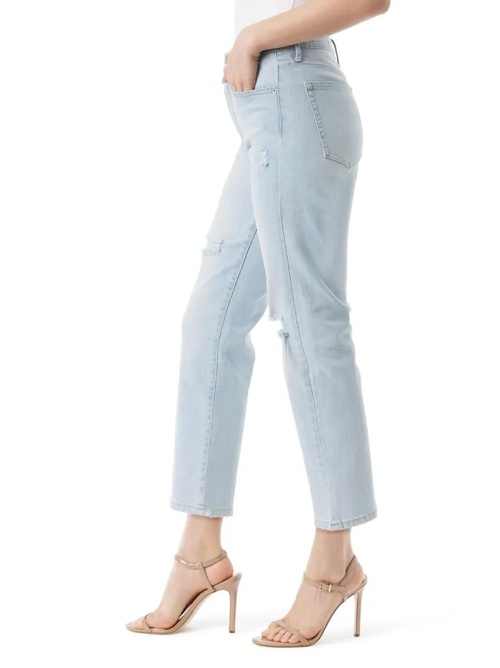 Women Bottoms Jessica Simpson Harmony Straight High Rise Jean In Rejoice