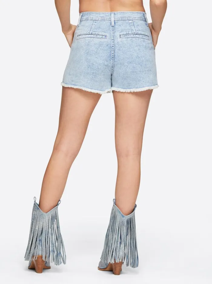 Women Bottoms Jessica Simpson High Rise Denim Skort In Heavenly