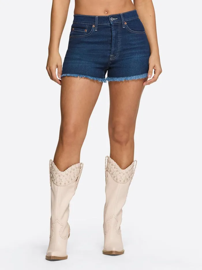 Women Bottoms Jessica Simpson Hug Me High Rise Short In Blue Flame
