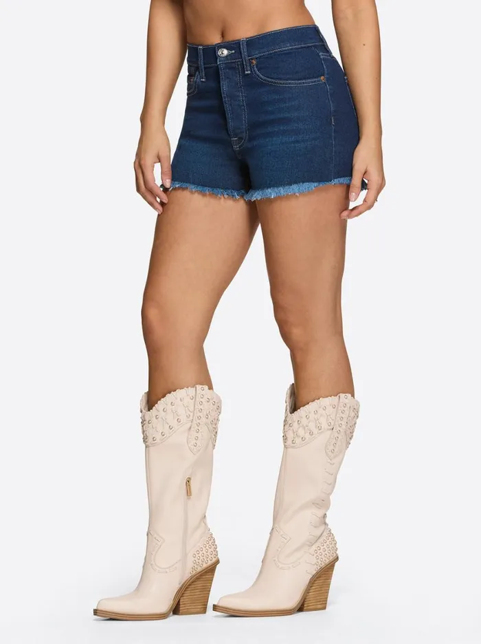 Women Bottoms Jessica Simpson Hug Me High Rise Short In Blue Flame