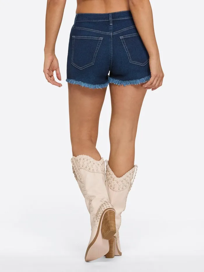 Women Bottoms Jessica Simpson Hug Me High Rise Short In Blue Flame