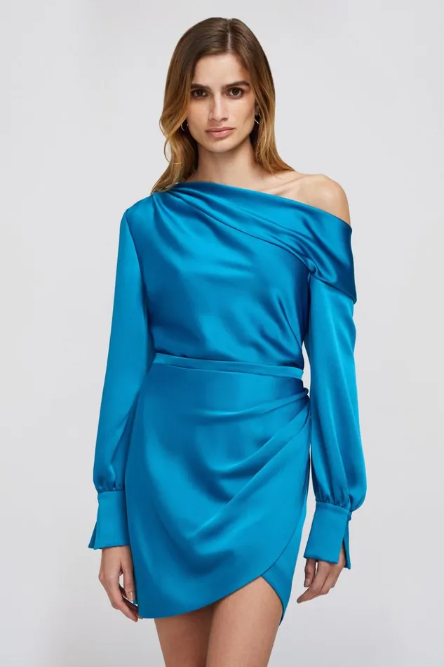 Women Cameron Dress Phthalo Blue Jonathan Simkhai Dresses and Jumpsuits