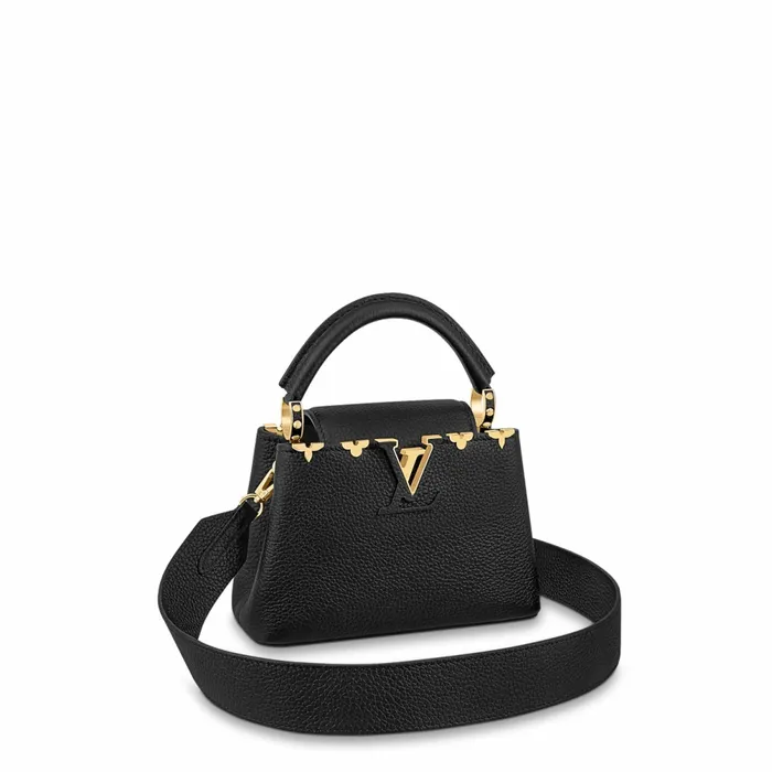 Women Capucines Bag Louis Vuitton Louis Vuitton Capucines MINI White M23456 Black M56669 Orange M22863 8211 Louis Vuitton Handbag Store