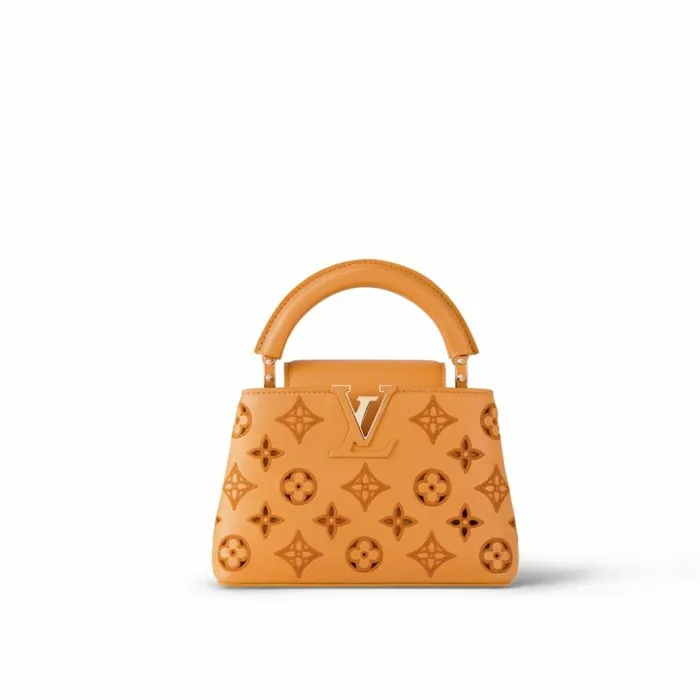 Women Capucines Bag Louis Vuitton Louis Vuitton Capucines MINI White M23456 Black M56669 Orange M22863 8211 Louis Vuitton Handbag Store