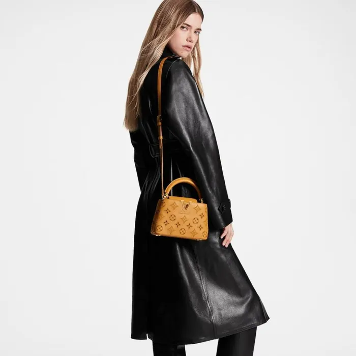 Women Capucines Bag Louis Vuitton Louis Vuitton Capucines MINI White M23456 Black M56669 Orange M22863 8211 Louis Vuitton Handbag Store