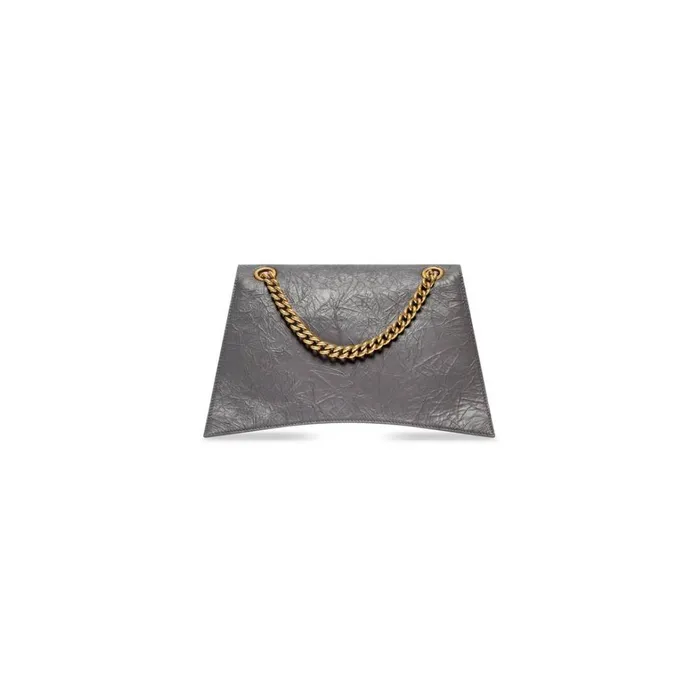Women Chain Bags Balenciaga Crush Medium Chain Bag In Dark Grey