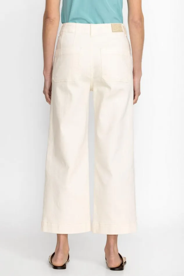 Women CHARLOTTA CROPPED WIDE LEG JEAN Natural Johnny Was Bottoms Women CHARLOTTA CROPPED WIDE LEG JEAN Natural Johnny Was Bottoms
