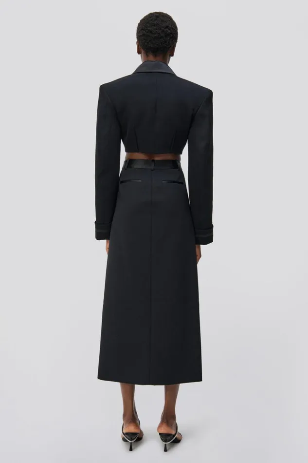 Women Clarisse Skirt Black Jonathan Simkhai Pants and Bottoms