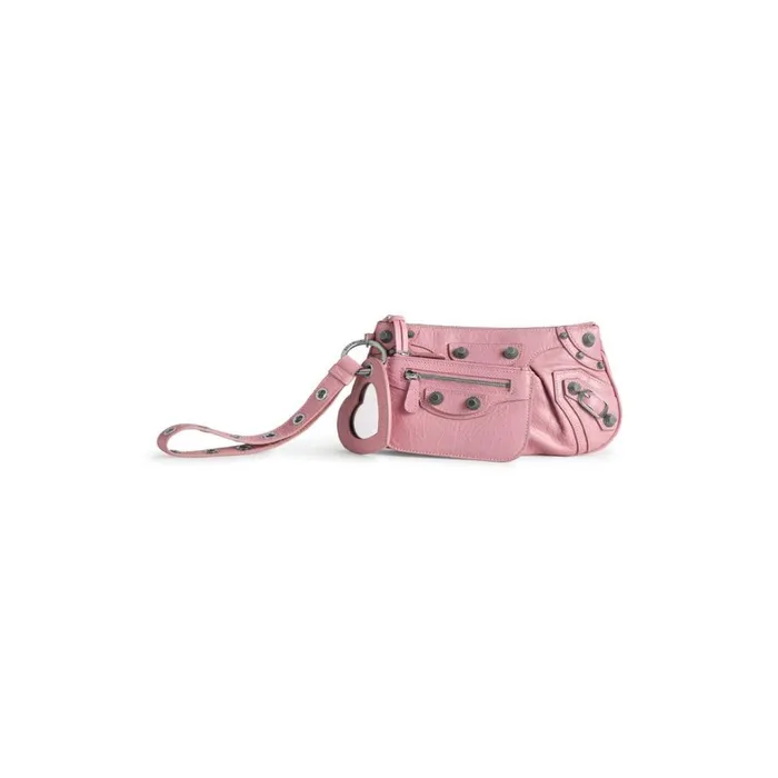 Women Clutches and Pouches Balenciaga Le Cagole Mini Multipouch In Pink