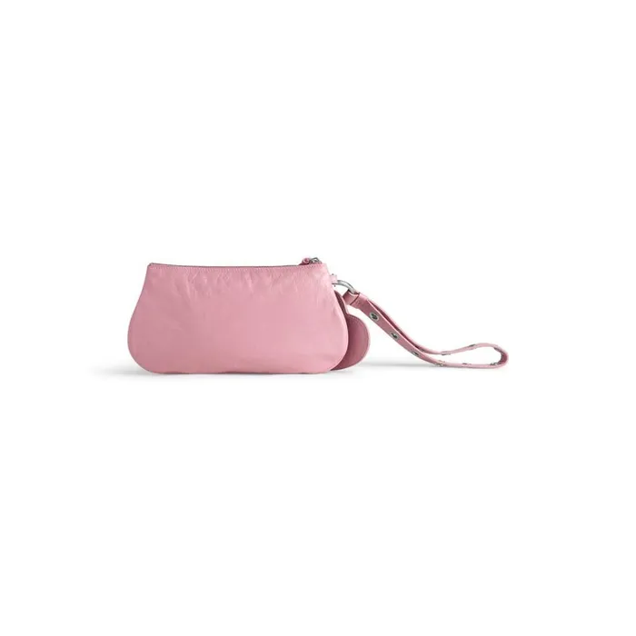 Women Clutches and Pouches Balenciaga Le Cagole Mini Multipouch In Pink