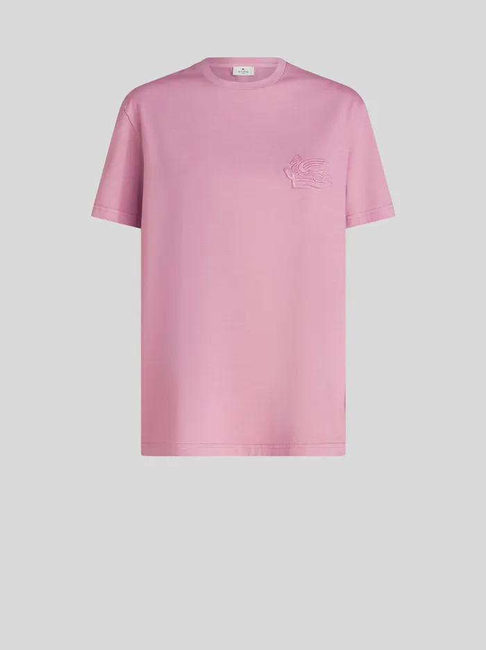 Women Cotton TShirt With Logo Etro Sweatshirts And TShirts