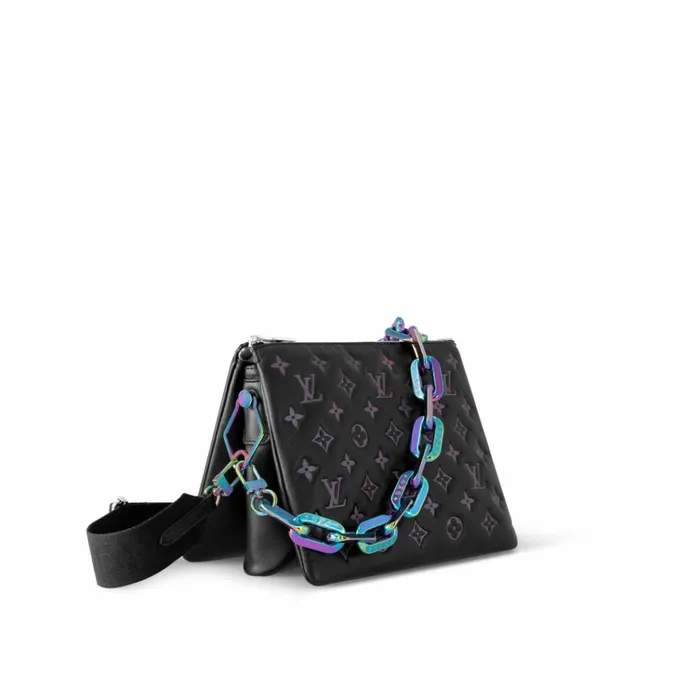 Women Coussin Bag Louis Vuitton Louis Vuitton M23618 LV SKI Coussin PM Black 8211 Louis Vuitton Handbag Store