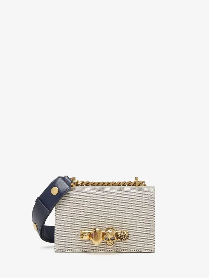 Women Crossbody Bags Alexander McQueen The Biker Mini Jewelled Satchel Greynavy Women Crossbody Bags Alexander McQueen The Biker Mini Jewelled Satchel Greynavy