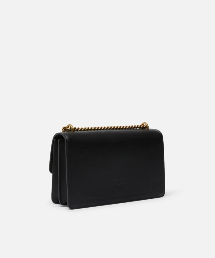 Women Crossbody Bags Pinko Classic Love Bag One Simply Blackantique Gold Women Crossbody Bags Pinko Classic Love Bag One Simply Blackantique Gold
