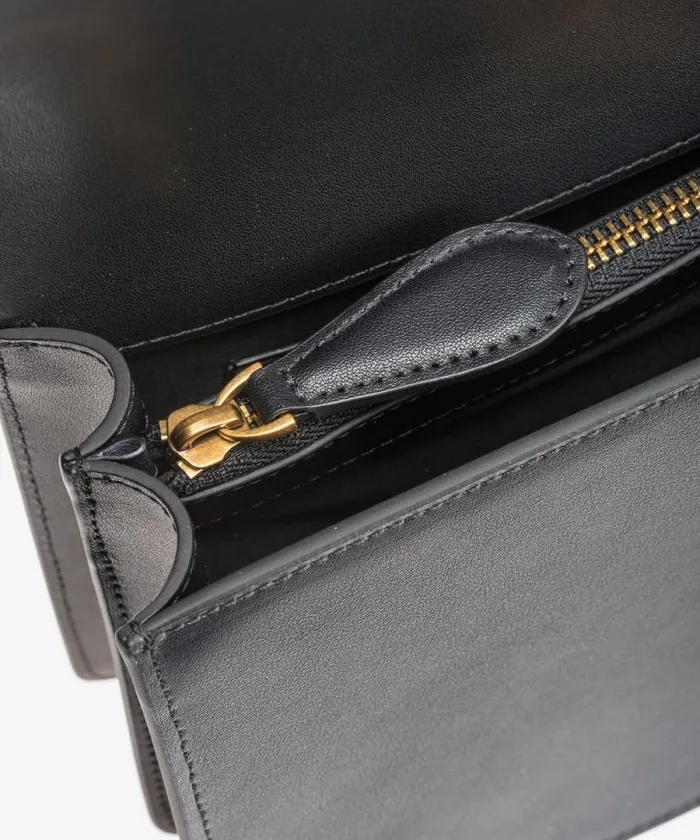 Women Crossbody Bags Pinko Classic Love Bag One Simply Blackantique Gold Women Crossbody Bags Pinko Classic Love Bag One Simply Blackantique Gold