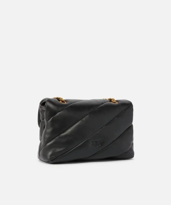 Women Crossbody Bags Pinko Classic Love Bag Puff Maxi Quilt Blackantique Gold Women Crossbody Bags Pinko Classic Love Bag Puff Maxi Quilt Blackantique Gold
