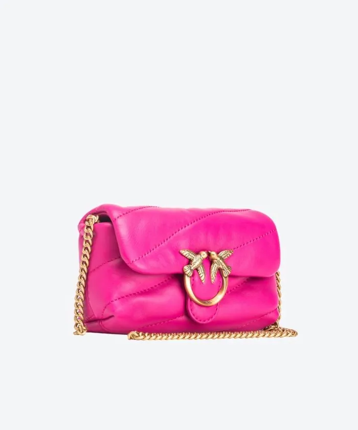 Women Crossbody Bags Pinko Micro Love Bag Puff Pinko Pinkantique Gold Women Crossbody Bags Pinko Micro Love Bag Puff Pinko Pinkantique Gold