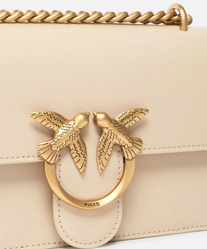 Women Crossbody Bags Pinko Mini Love Bag One Simply Beigesmoke Greyantiquegold Women Crossbody Bags Pinko Mini Love Bag One Simply Beigesmoke Greyantiquegold