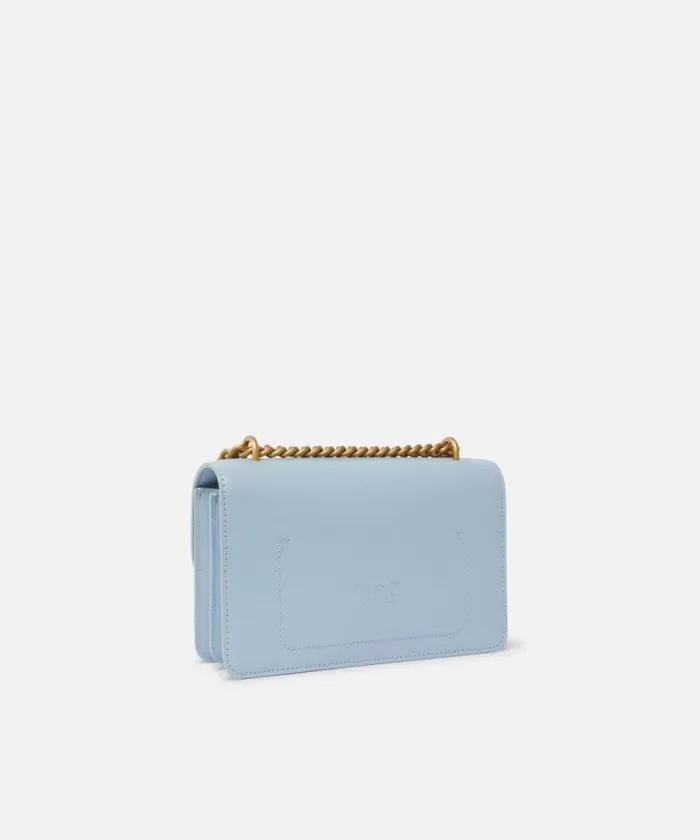 Women Crossbody Bags Pinko Mini Love Bag One Simply Lightblueantique Gold Women Crossbody Bags Pinko Mini Love Bag One Simply Lightblueantique Gold