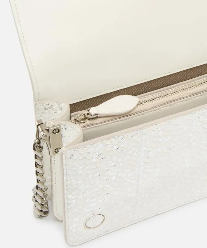Women Crossbody Bags Pinko PINKO Galleria Love Bag Mini Crossbody Bag With Laminated Reptile Skin Silverold Silver Women Crossbody Bags Pinko PINKO Galleria Love Bag Mini Crossbody Bag With Laminated Reptile Skin Silverold Silver