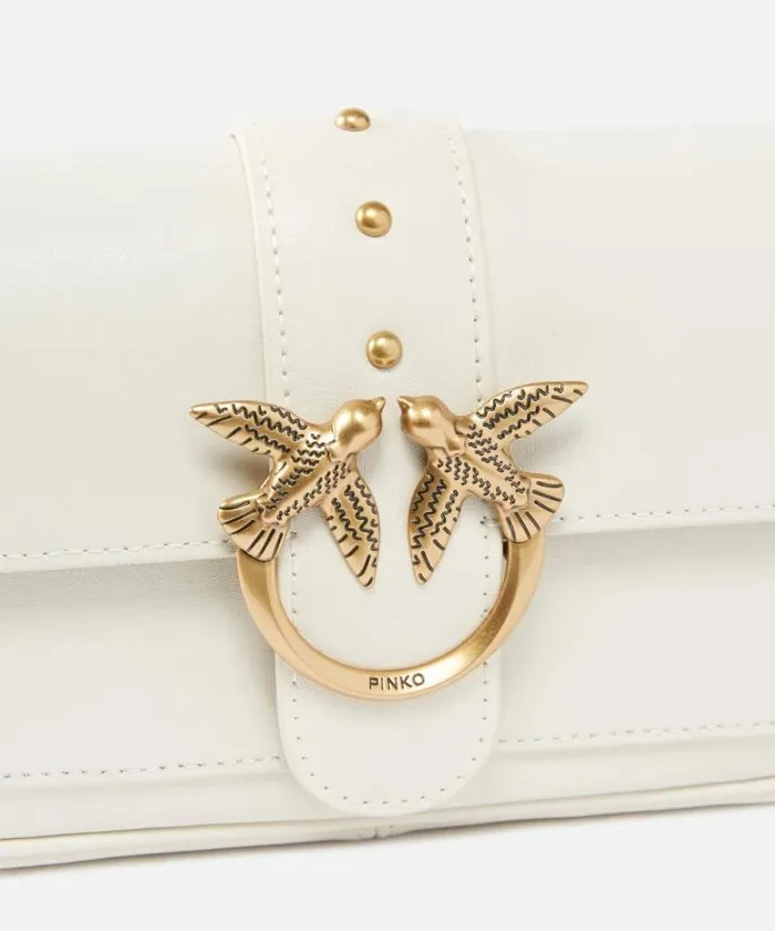 Women Crossbody Bags Pinko Pocket Love Bag One Simply Whitewhiteantique Gold Women Crossbody Bags Pinko Pocket Love Bag One Simply Whitewhiteantique Gold