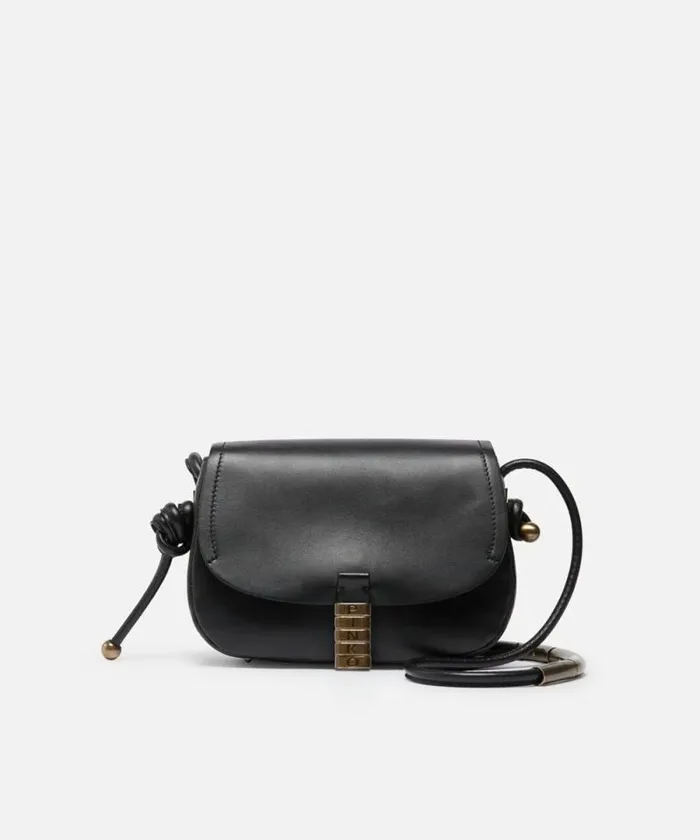 Women Crossbody Bags Pinko Soft Leather Crossbody Bag Blackantique Gold