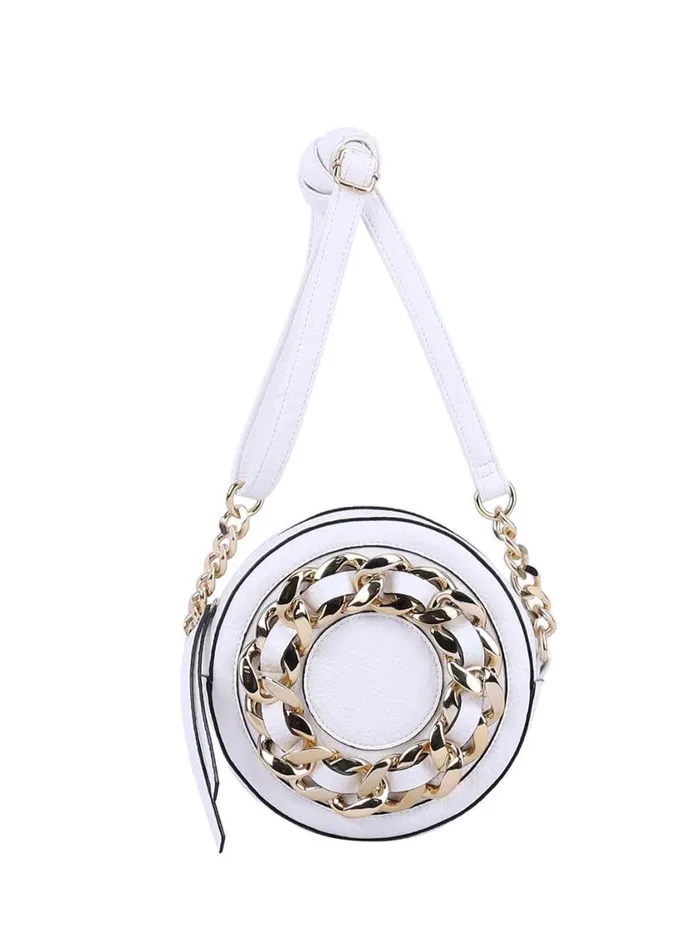Women Crossbody Jessica Simpson Maison Circle Crossbody In White