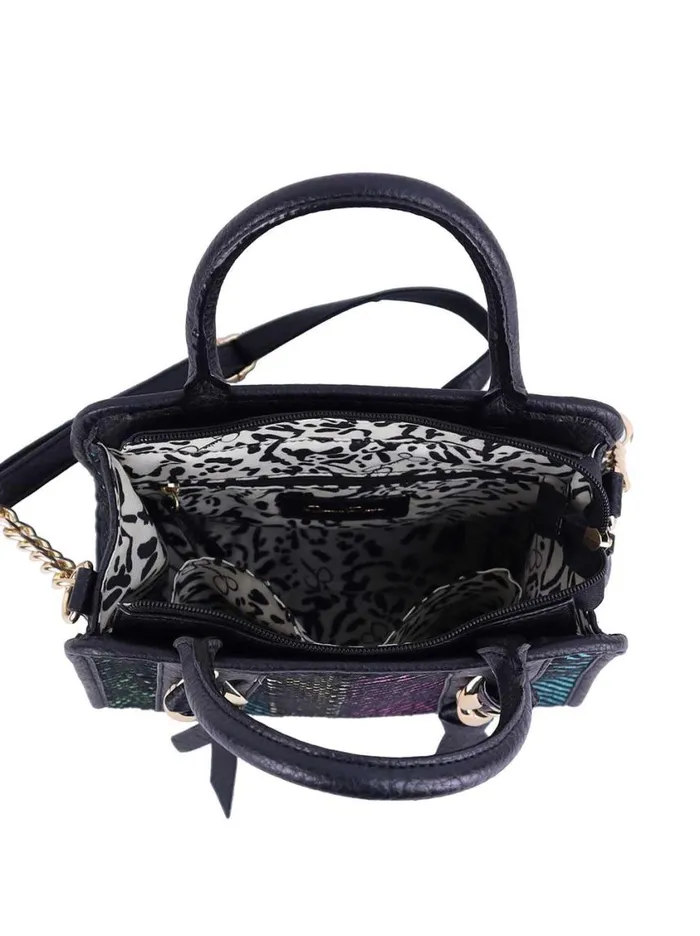 Women Crossbody Jessica Simpson Maison Satchel In Straw Multi