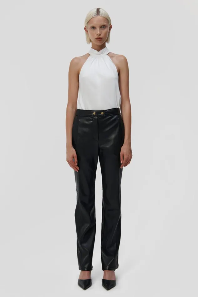 Women Dahlia Pant Black Jonathan Simkhai Pants and Bottoms