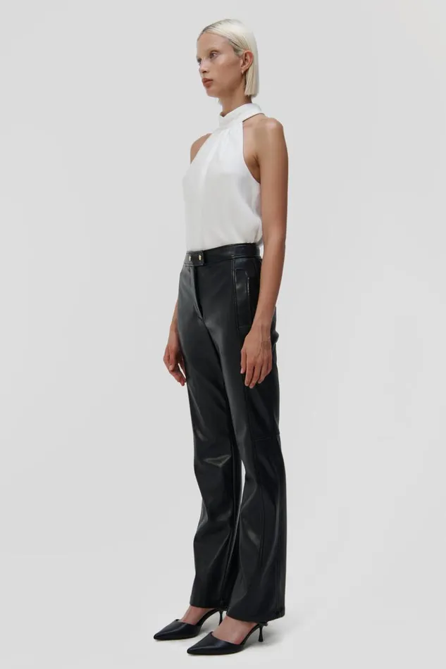 Women Dahlia Pant Black Jonathan Simkhai Pants and Bottoms