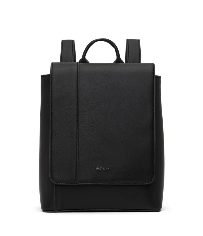 Women Deely Med Vegan Small Backpack 8211 Vintage Black Matt and Nat Backpacks Women Deely Med Vegan Small Backpack 8211 Vintage Black Matt and Nat Backpacks