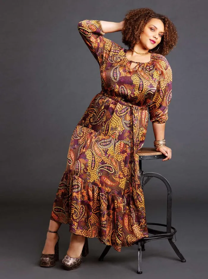 Women Dresses Jessica Simpson Natalia Dress In Paisley Confetti