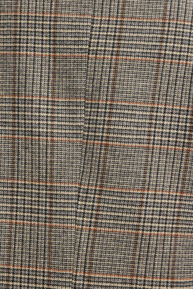 Women Dynamite Blazers and Vests Diana Plaid Oversized Blazer Brown