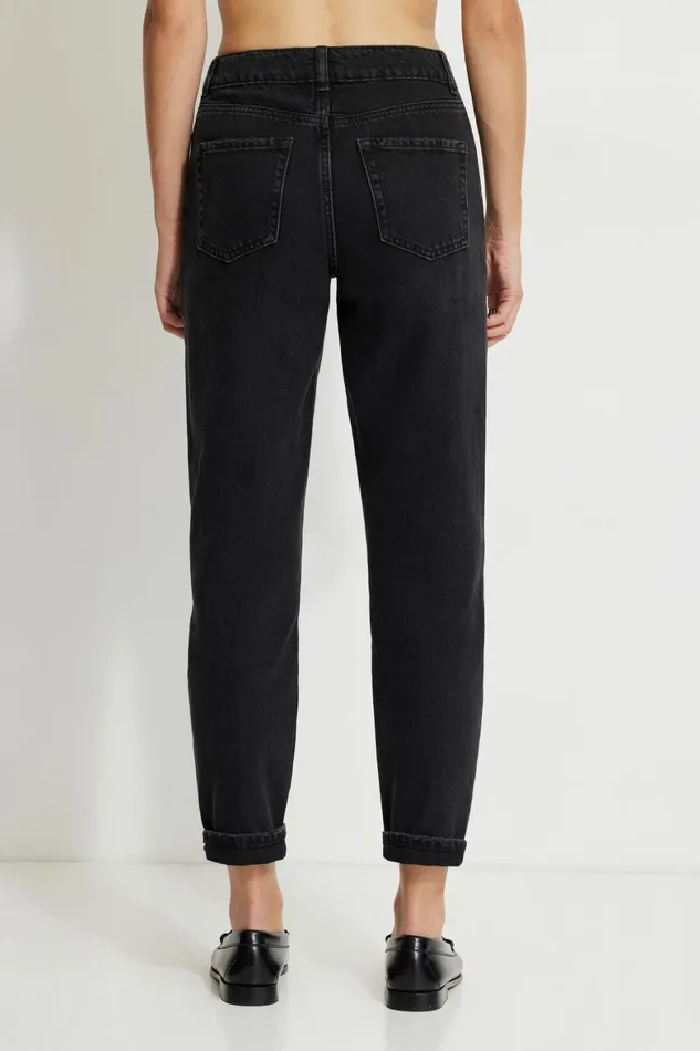 Women Dynamite Jeans and Denim Claudia Mom Jeans Black