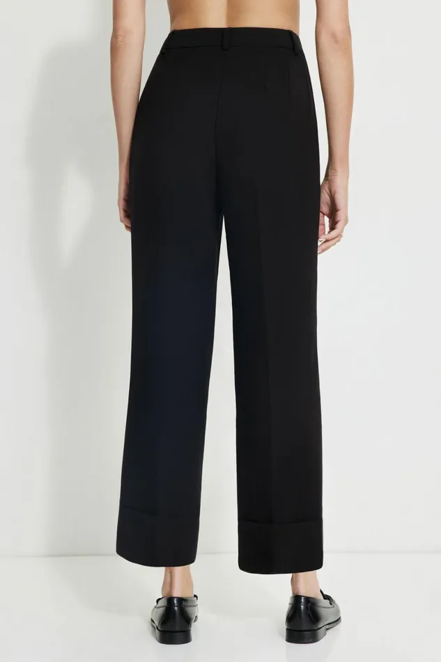 Women Dynamite Pants Max Cuffed Ankle Pants Black