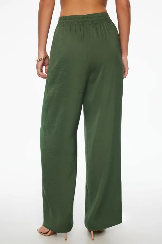 Women Dynamite Pants Rafaelle Wide Leg Pants Green