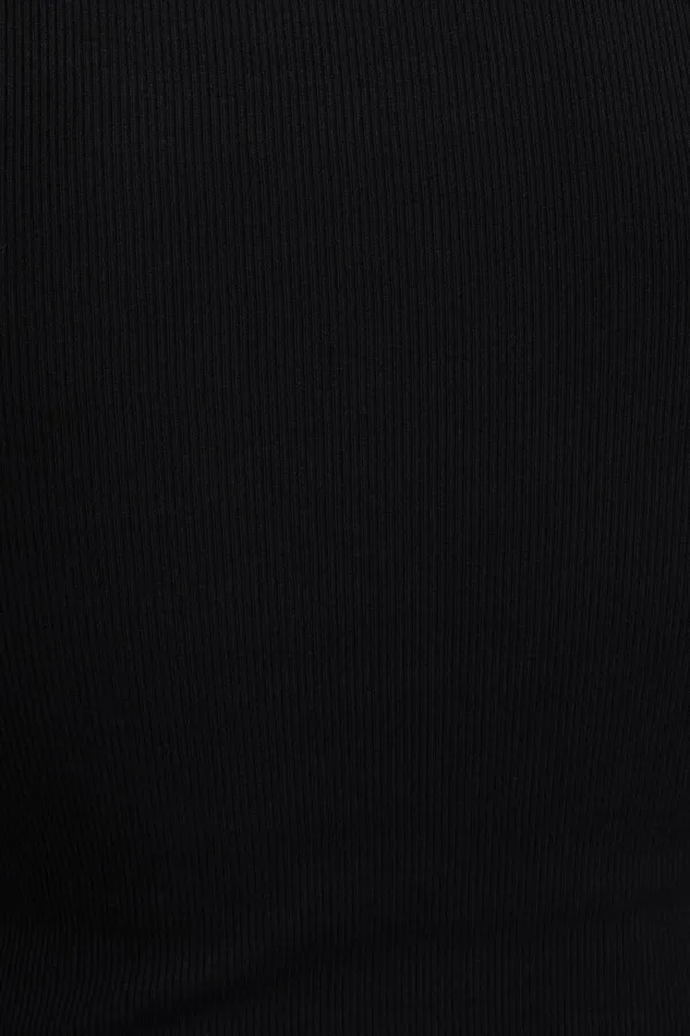Women Dynamite Tops Rio Ribbed Tank Top Black