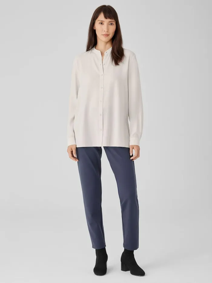 Women Eileen Fisher Pants Shorts and Jumpsuits Washable Flex Ponte Pant Ocean Women Eileen Fisher Pants Shorts and Jumpsuits Washable Flex Ponte Pant Ocean