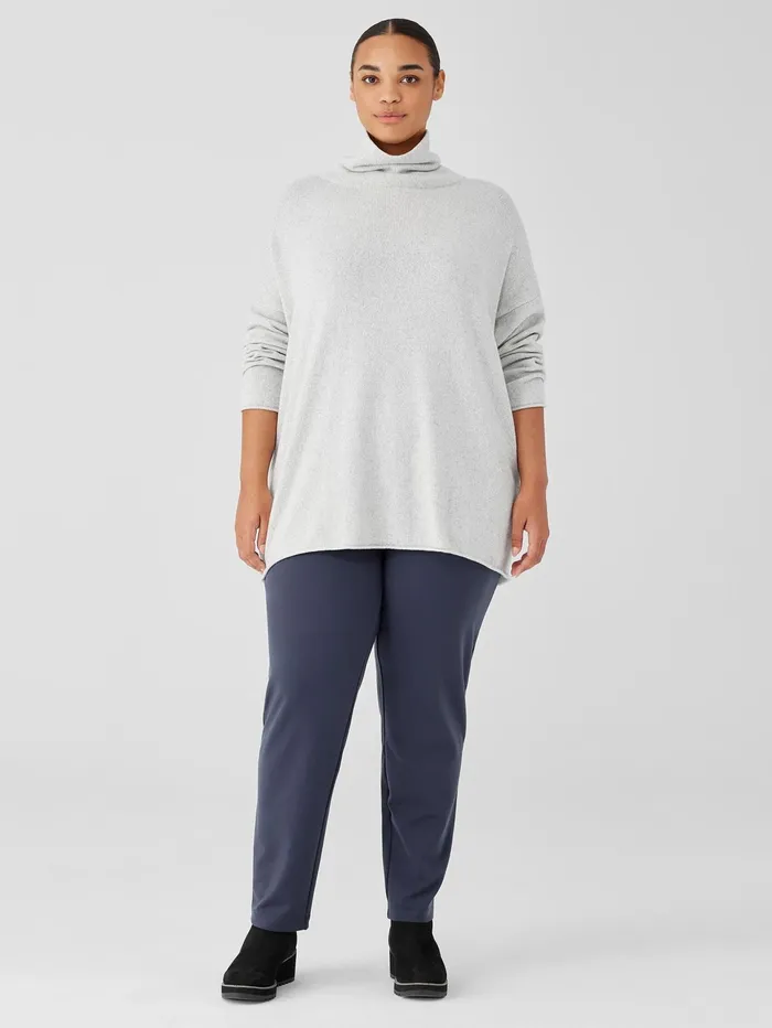 Women Eileen Fisher Pants Shorts and Jumpsuits Washable Flex Ponte Pant Ocean