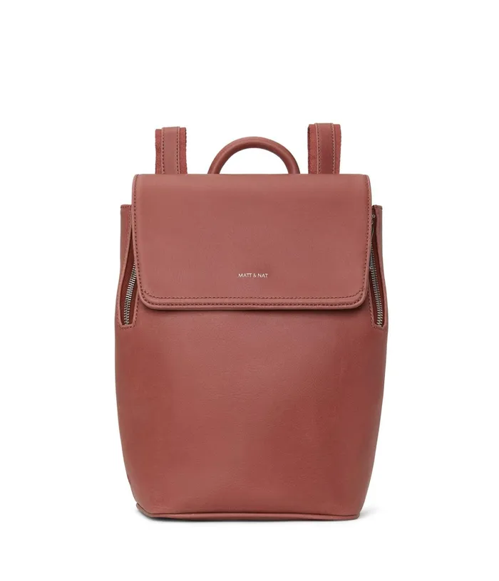 Women Fabi Mini Vegan Backpack 8211 Vintage Heirloom Matt and Nat Backpacks