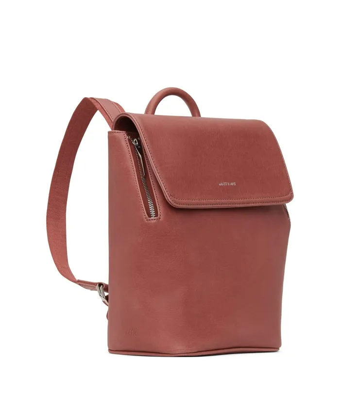 Women Fabi Mini Vegan Backpack 8211 Vintage Heirloom Matt and Nat Backpacks
